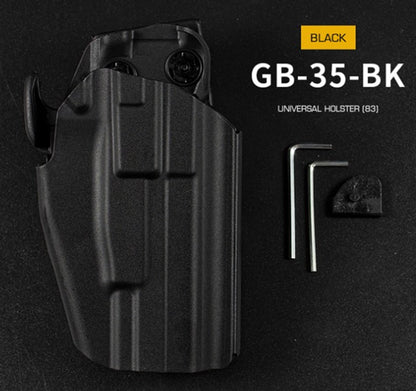 WOSPORT UNIVERSAL HOLSTER 35 STANDARD 83 RIGHT HAND BLACK