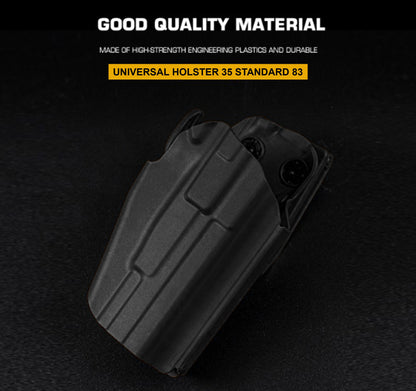 WOSPORT UNIVERSAL HOLSTER 35 STANDARD 83 RIGHT HAND BLACK