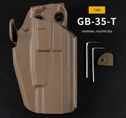 WOSPORT UNIVERSAL HOLSTER 35 STANDARD 83 RIGHT HAND TAN