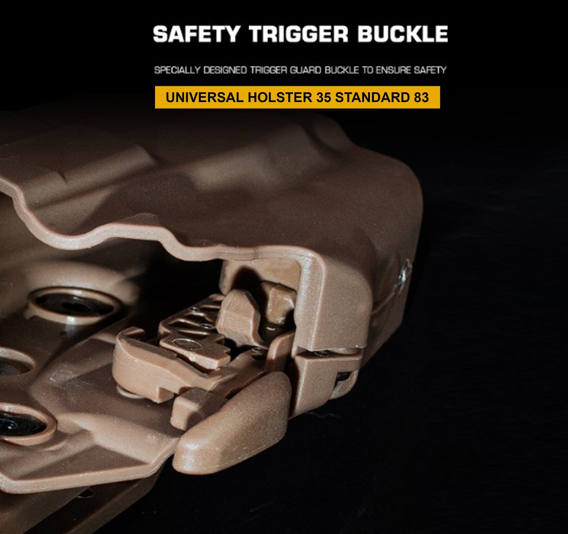 WOSPORT UNIVERSAL HOLSTER 35 STANDARD 83 RIGHT HAND TAN