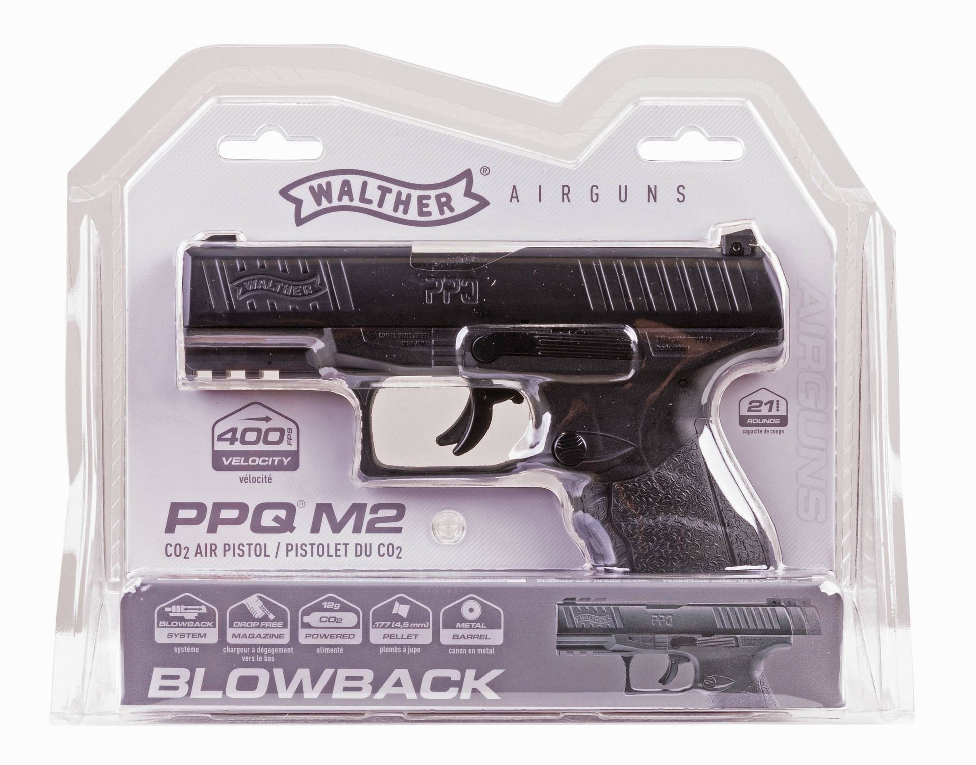 Elite Force Walther PPQ .177 CO2 Pellet Air Pistol with 20-round Belt Mag
