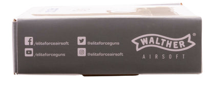 Walther Walther PPQ GBB 6mm Blowback Airsoft Pistol - 22 Rounds, Dark Earth Brown